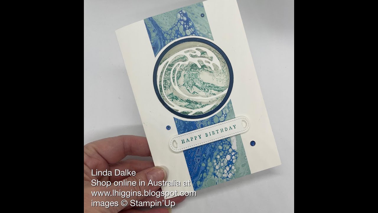 Waves of the Ocean Window card