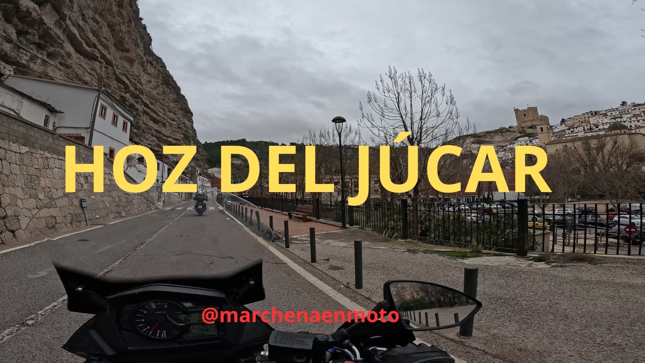 Ruta en moto. HOZ DEL JÚCAR. Desprendimientos