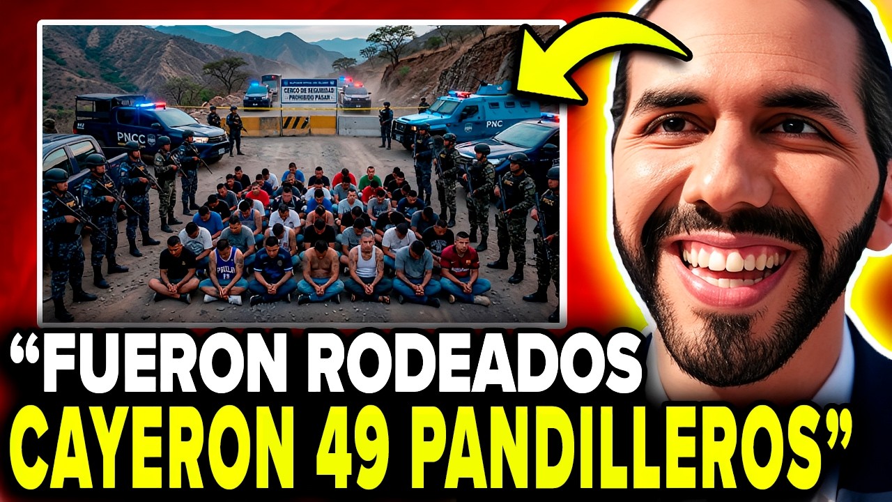 BUKELE y FUERZAS ESPECIALES RODEAN en CERCO a CLICA de la MS-13 y al LÍDER 
