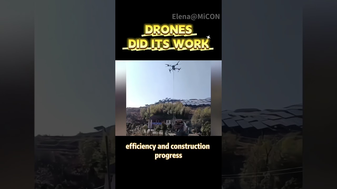 Is it possible to transport construction materials by drones??
