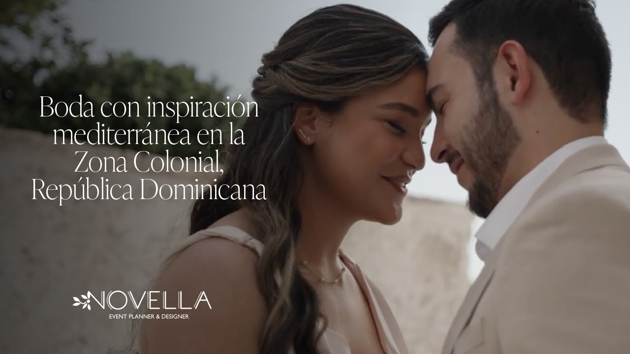 Boda con inspiración mediterránea en la Zona Colonial, República Dominicana