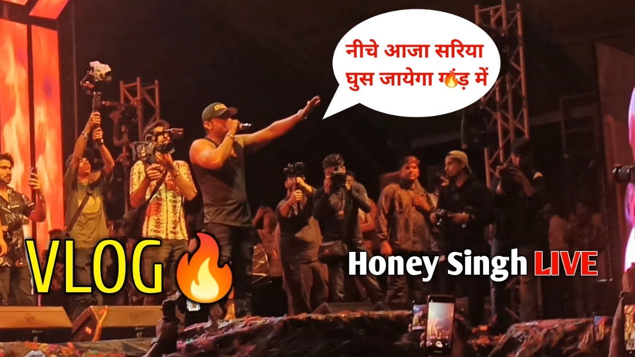 VLOG- Yo Yo Honey Singh Live Performance at Jawahar Lal Nehru Stadium New Delhi - #honeysingh #vlog