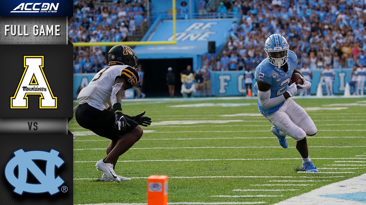 Appalachian State vs. North Carolina Full Game | 2019 ACC Football