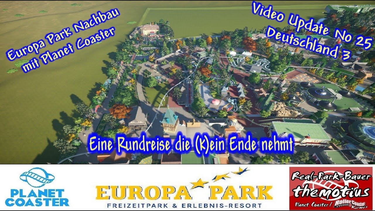 Europa Park Nachbau  - Video Update No 25  - Eine Rundreise die (k)ein Ende nehmt.