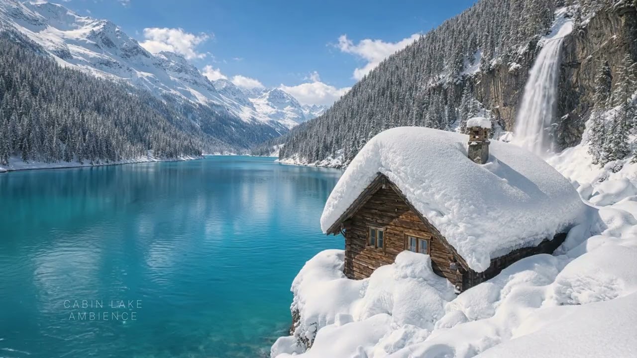 Waterfall & Lake Sounds 8H #31 | Deep Sleep Nature Ambience 4K | Lengau Lee