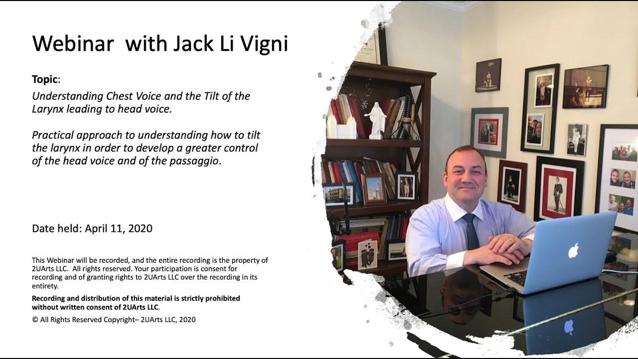 Trailer Webinar with Voice Instructor Jack Li Vigni