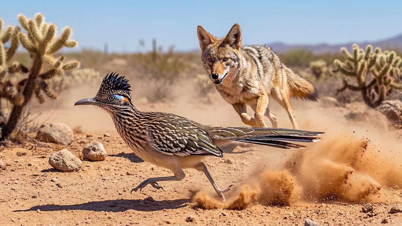 Correcaminos Mayor: Un Día De Velocidad Y Supervivencia En El Desierto