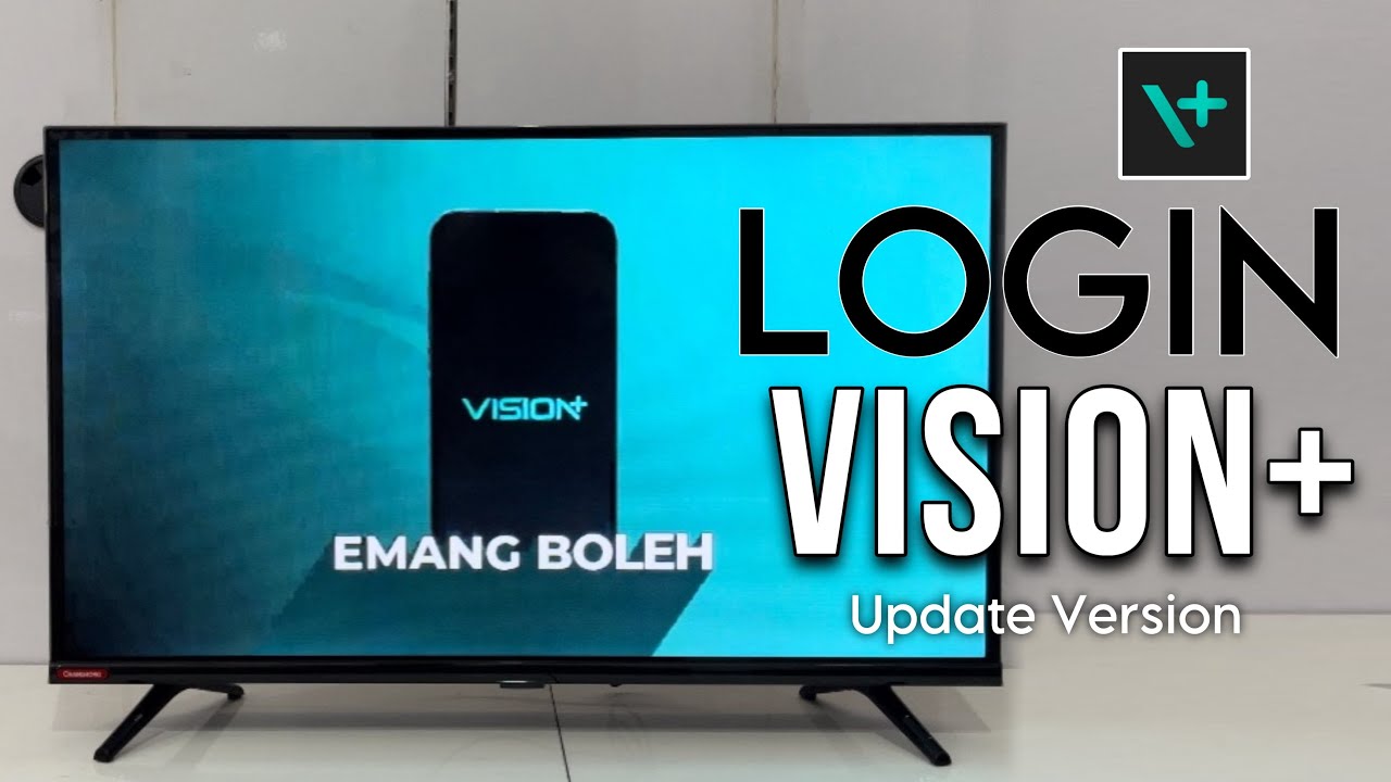 Cara Login Aplikasi Vision Plus Terbaru Setelah Update Dengan Scan Barcode