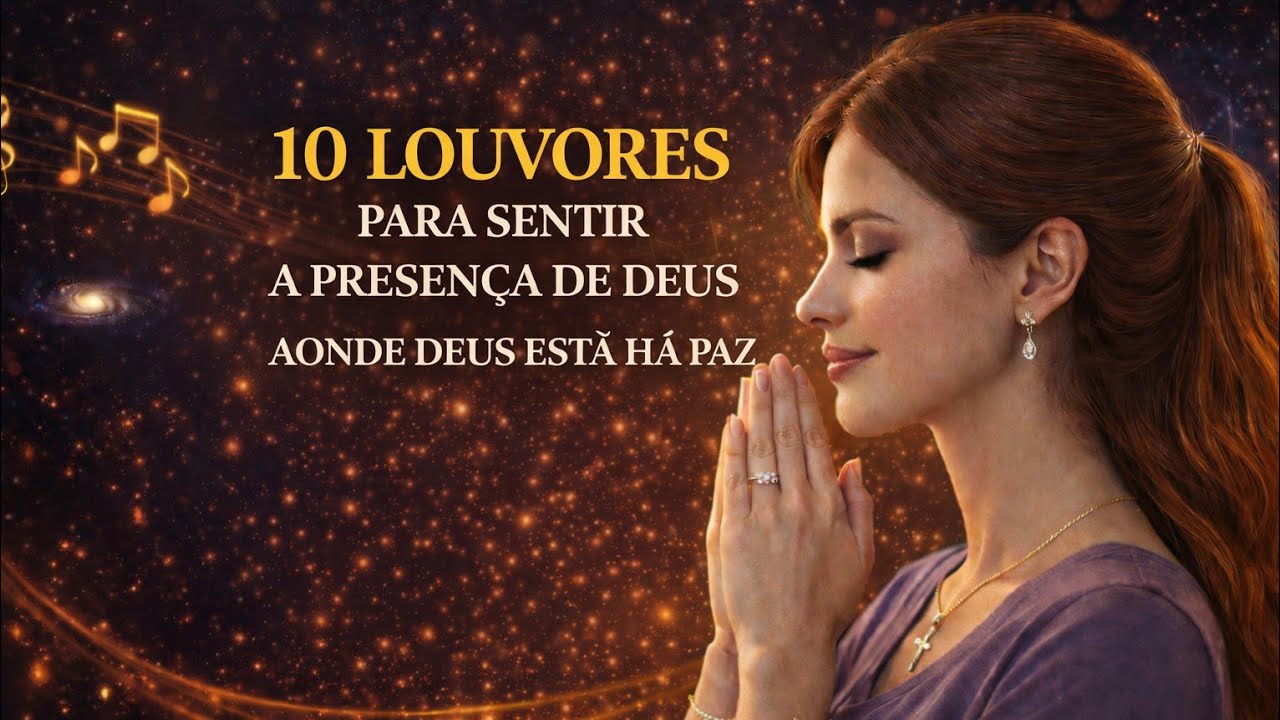 10 LOUVORES PARA SENTIR A PRESENÇA DE DEUS/AONDE DEUS ESTÁ HÁ PAZ🙏❤️