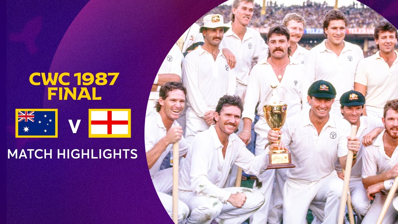 Cricket World Cup 1987 Final: Australia v England | Match Highlights