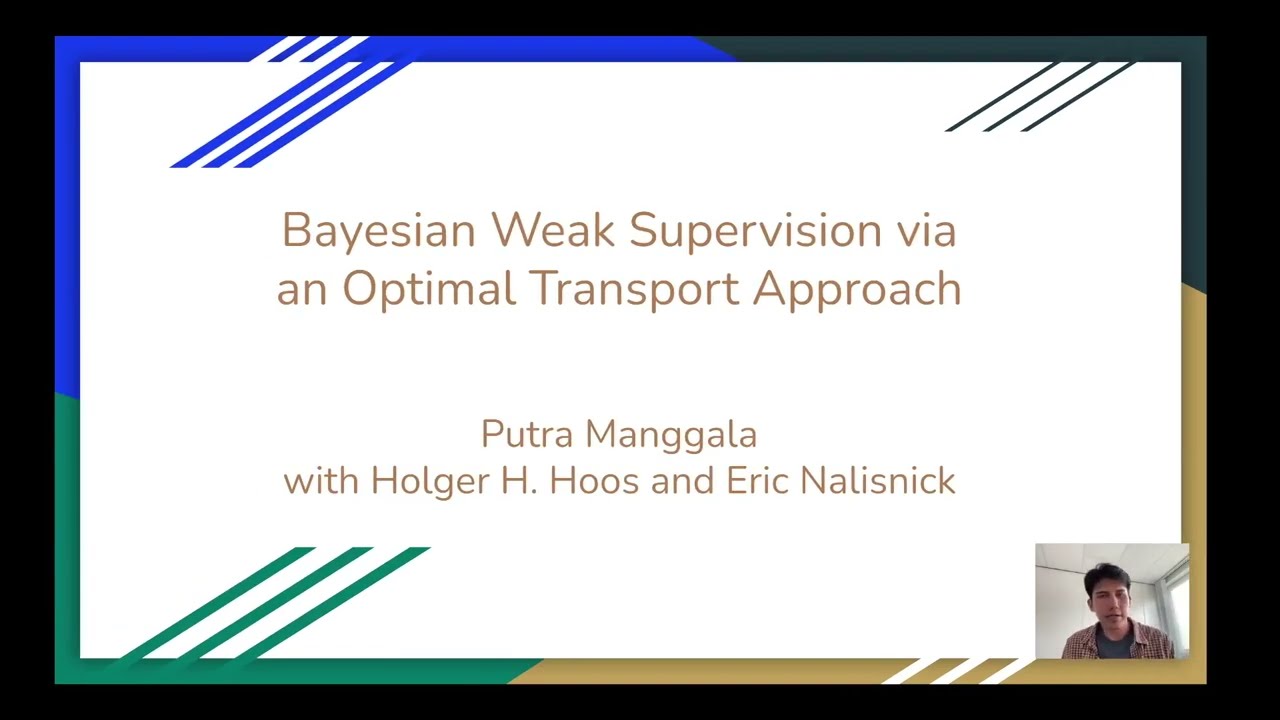 Paper #31: Bayesian Weak Supervision via an Optimal Transport Approach