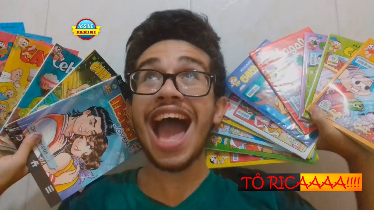 Unboxing gibis: Nunca recebi tanto gibi assim! { Vinicius Ghost }
