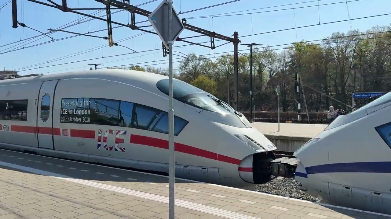 Afscheidsrit/Abschiedsfahrt ICE 3M (BR406), departure Amersfoort Centraal