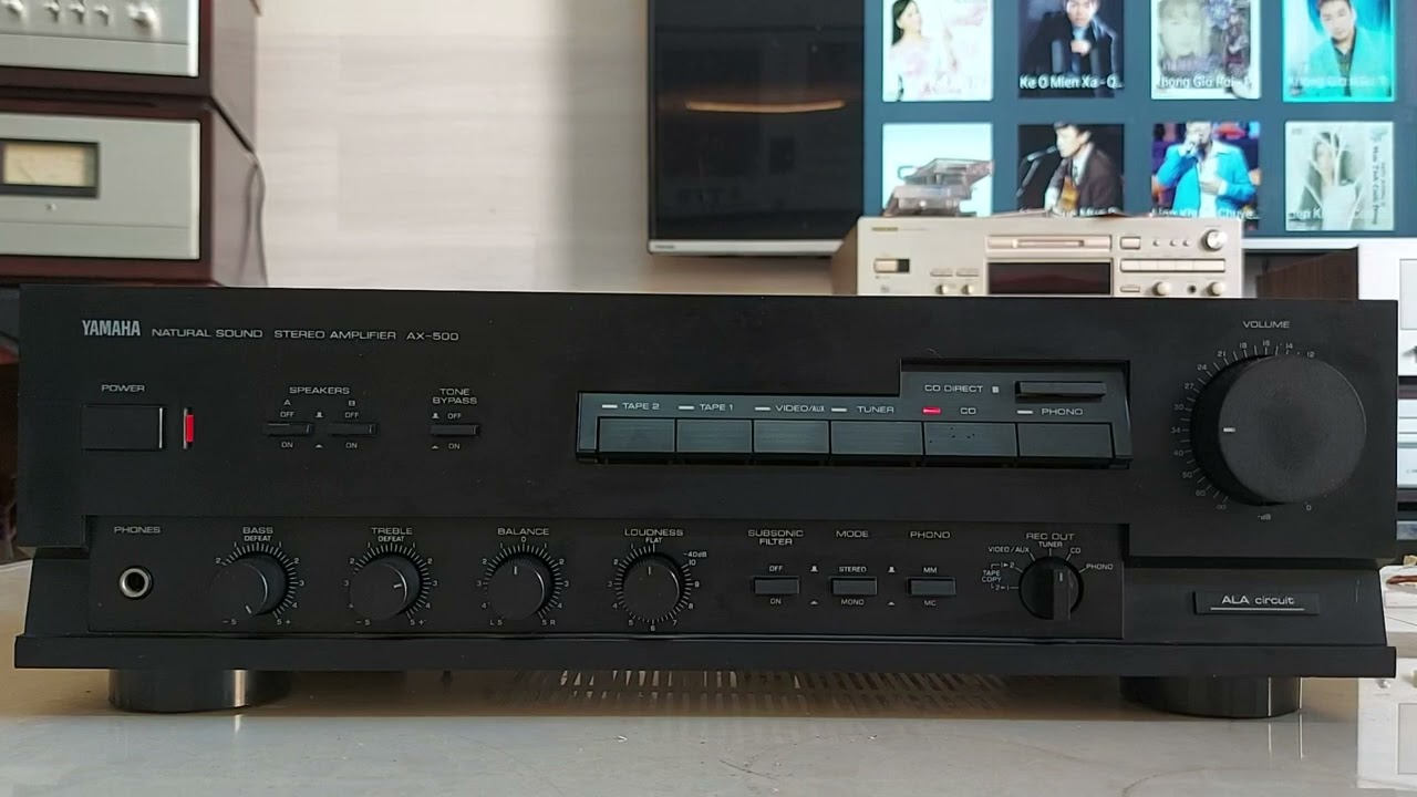 ĐÃ BÁN: Amply YAMAHA AX-500. Hàng về đẹp, hoạt động hoàn hảo, 170w. Lh 0702 582818 ( FB, Zalo )