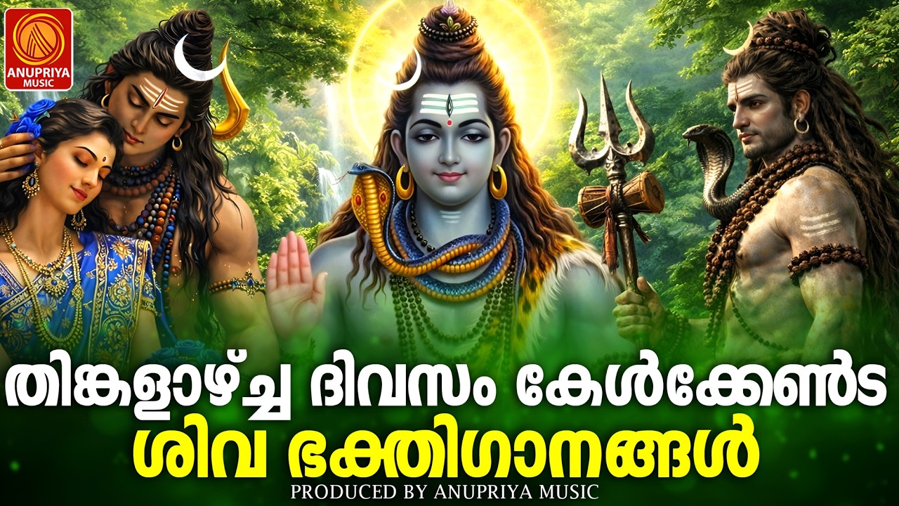തിങ്കളാഴ്ച ദിവസം കേൾക്കേണ്ട ശിവഭക്തിഗാനങ്ങൾ | Shiva Devotional Songs Malayalam | Shiva Songs
