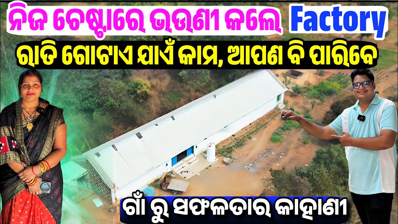 ଗାଁ ରେ ରହି କରିଦେଲେ ଏଡେ ବଡ Factory This lady Khurdha Mega Paper Plate work Madhulika Enterprises 
