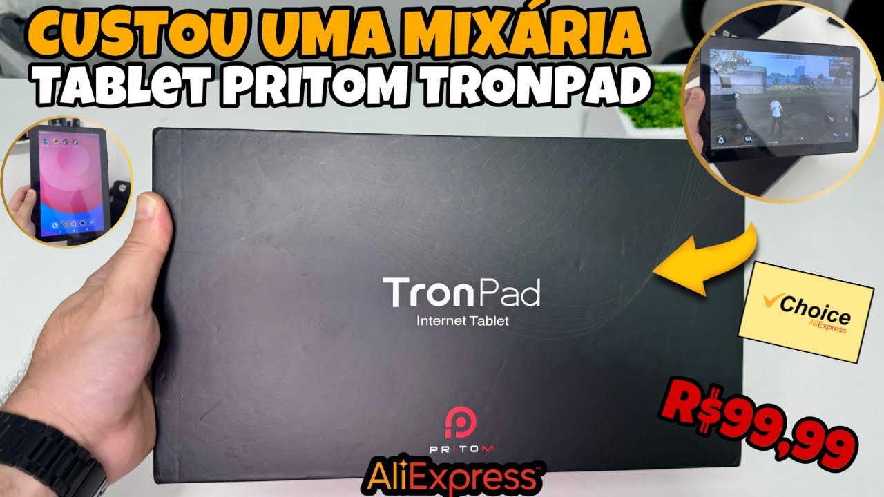 ESSE TABLET QUE COMPREI NA CHINA CUSTOU UMA MIXARIA - PRITOM TRONPAD M10 64GB