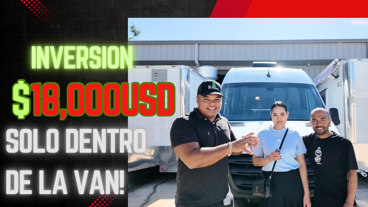 ASI SE VEN $18,000USD INVERTIDOS EN EL INTERIOR DE UNA CARGO VAN!