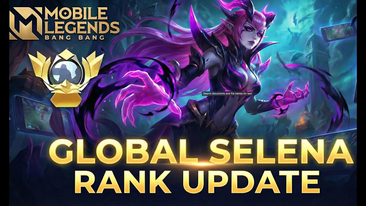 Обновление информации о глобальном продвижении Селены | Mobile Legends #mobilelegends #mlbb #sele...