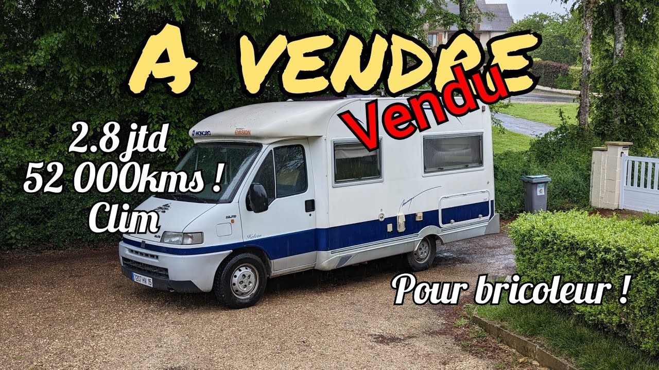 A vendre : Camping-car profilé Moncayo avec travaux infiltrations pour 3600€ !!