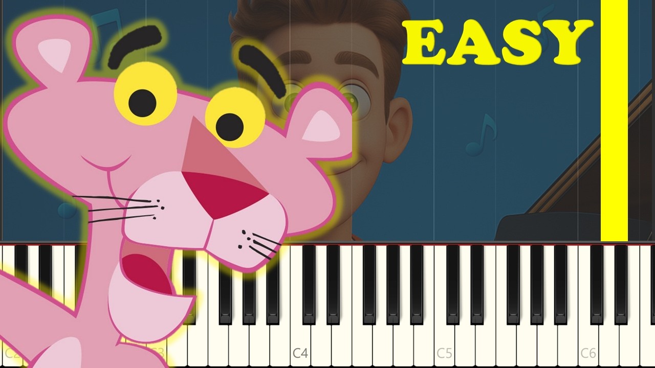 The Pink Panther Theme Song – Piano Tutorial | Piano AccoMan