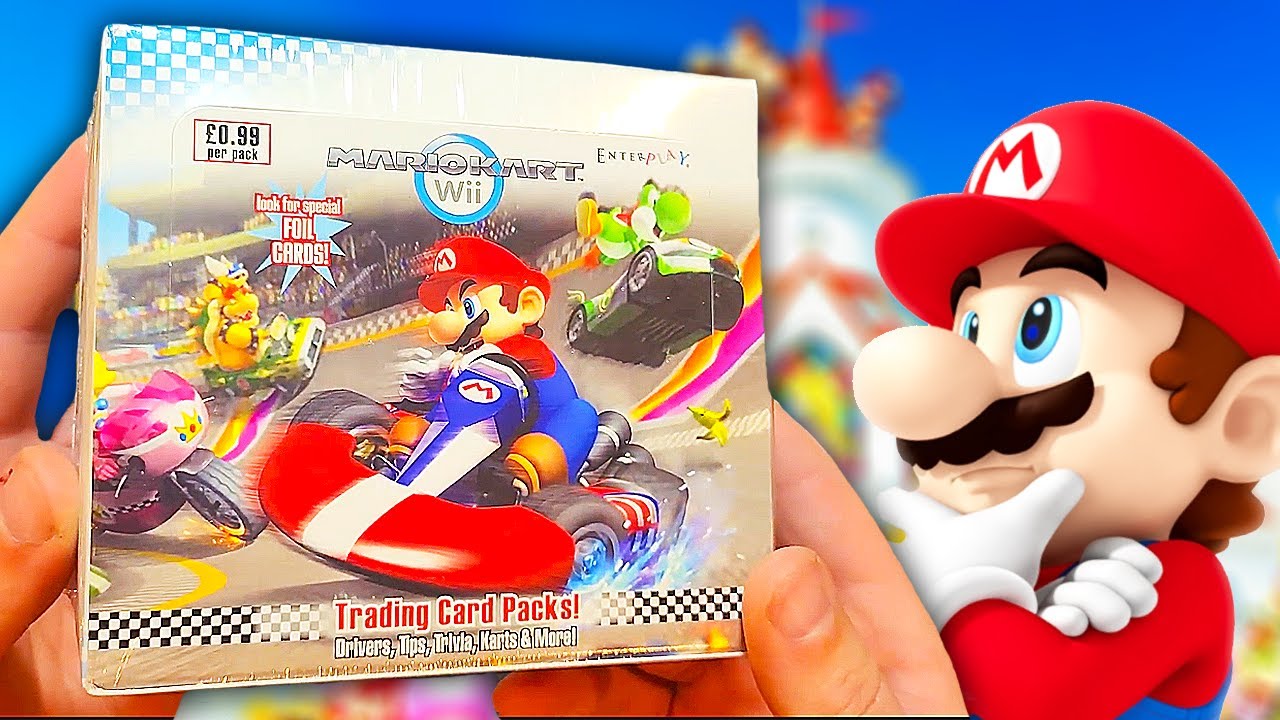 Opening MARIO KART WII Trading Cards