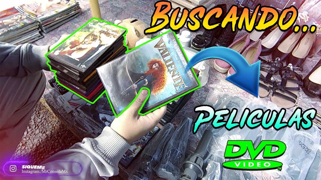 Cacería en el tianguis - buscando películas clásicas DVD en las Chacharas