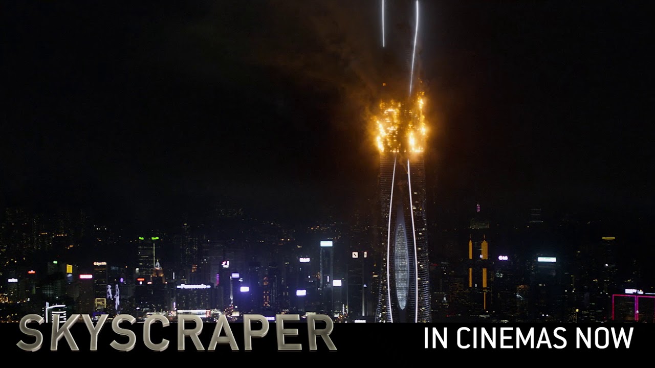 Explosive action from start to finish! #SkyscraperMovie