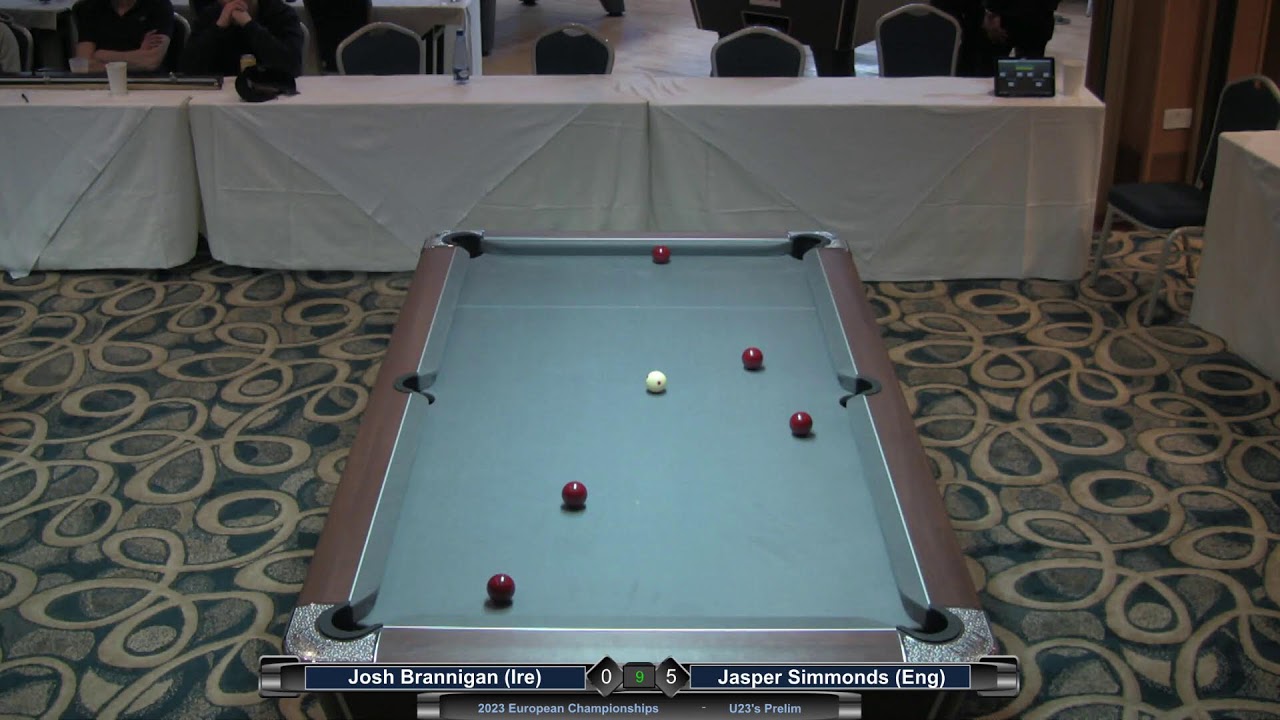 2023 European Championships - U23's Singles - Josh Brannigan (Ire) v Jasper Simmonds (Eng)