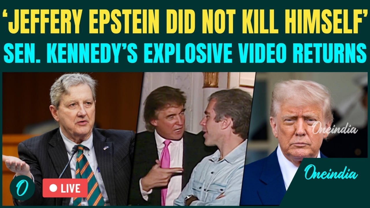 Trump KILLED Epstein LIVE | Trump Behind Jeffrey Epstein’s Sudden Death in Cell? Sen Kennedy REVEALS