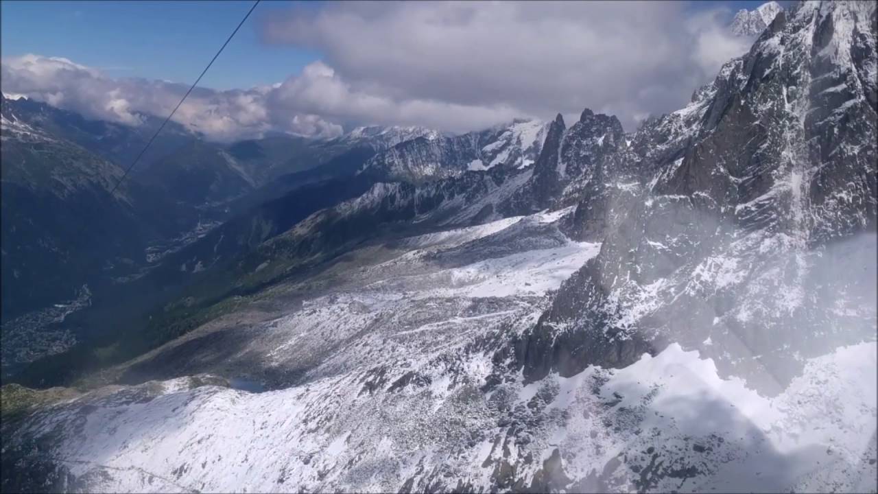 Chamonix to Aiguille du Midi cable car ride