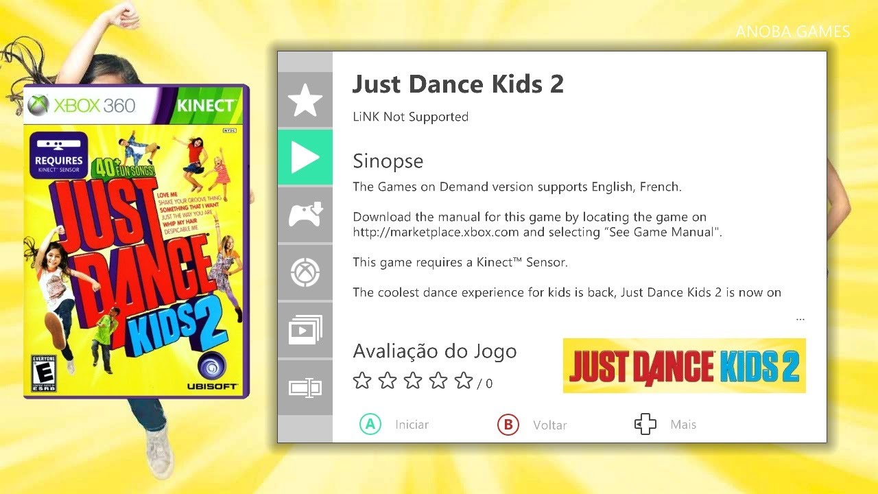Just Dance Kids 2 (Xbox 360) Full HD - 1080