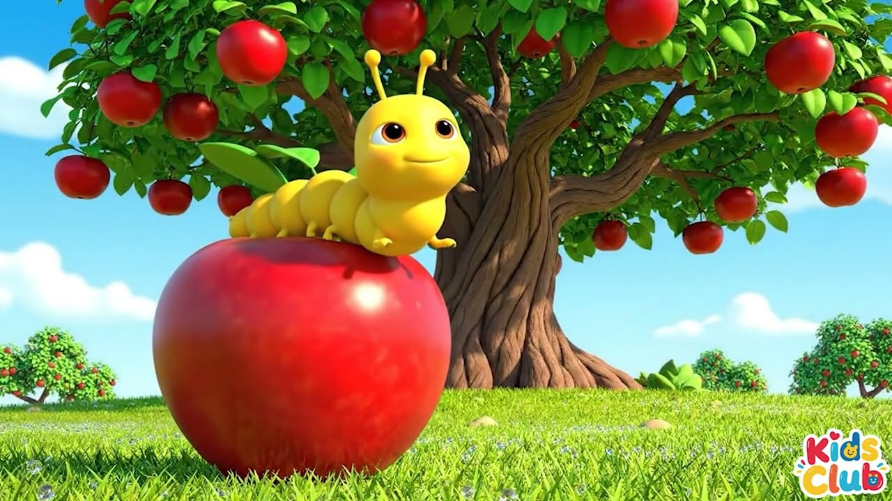 Kırmızı Elma Kurdu  - Eğlenceli Çocuk Şarkısı #turkishrhymes #çocukşarkıları #nurseryrhymes #short