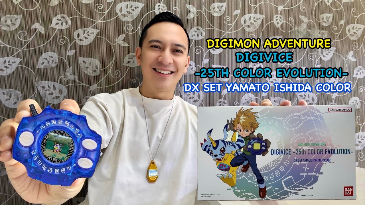 Unboxing & First Look Digimon Adventure Digivice - 25th Color Evolution - DX Set Yamato Ishida Color