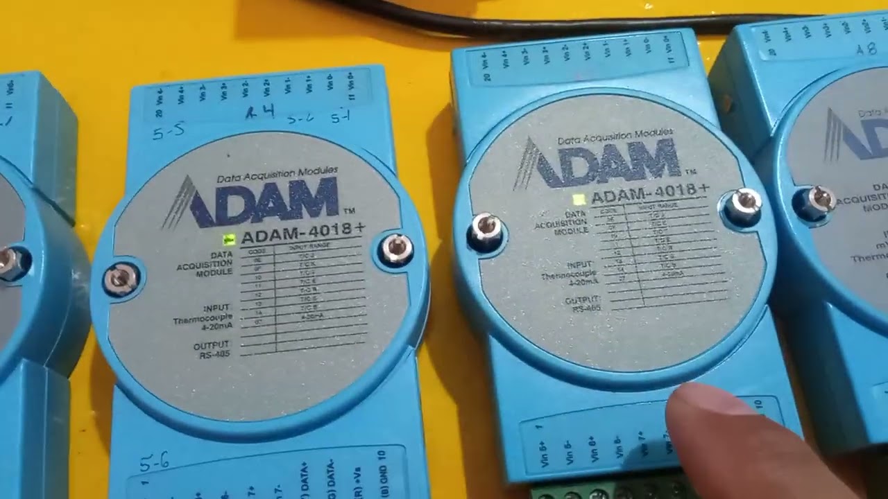 Configuración Módulo Adam 4018 para red Modbus