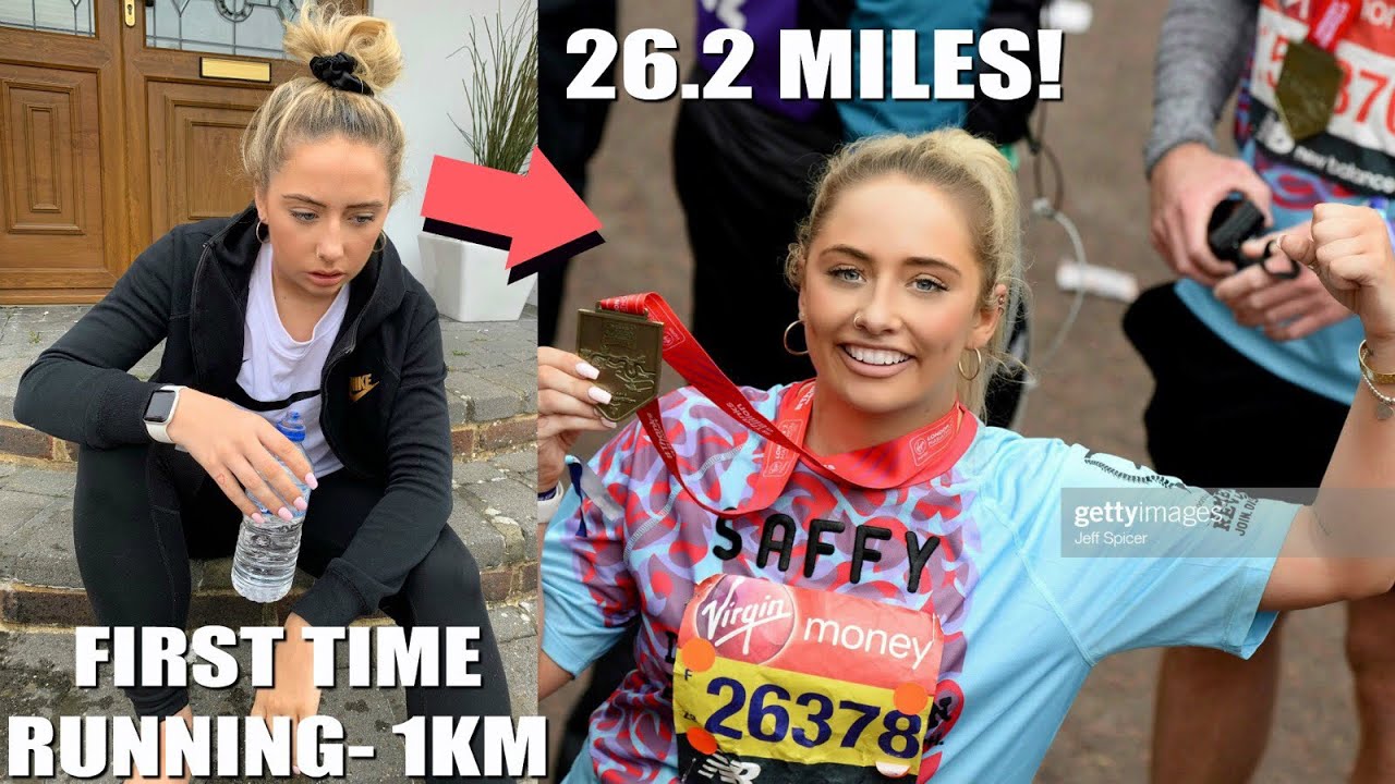 My marathon experience 😭 How I went from not being able to run TO running the LONDON MARATHON!!