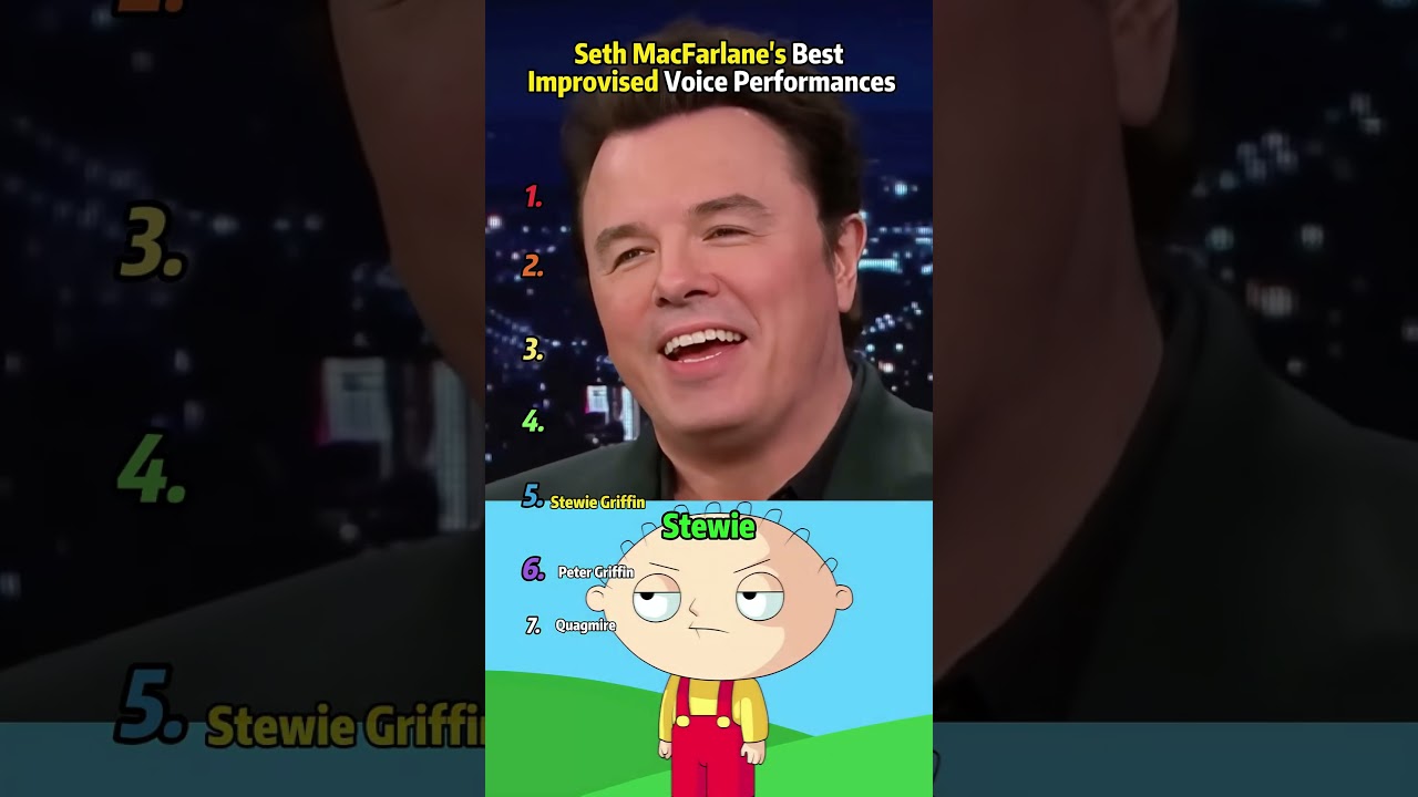 Seth MacFarlane switches voices effortlessly