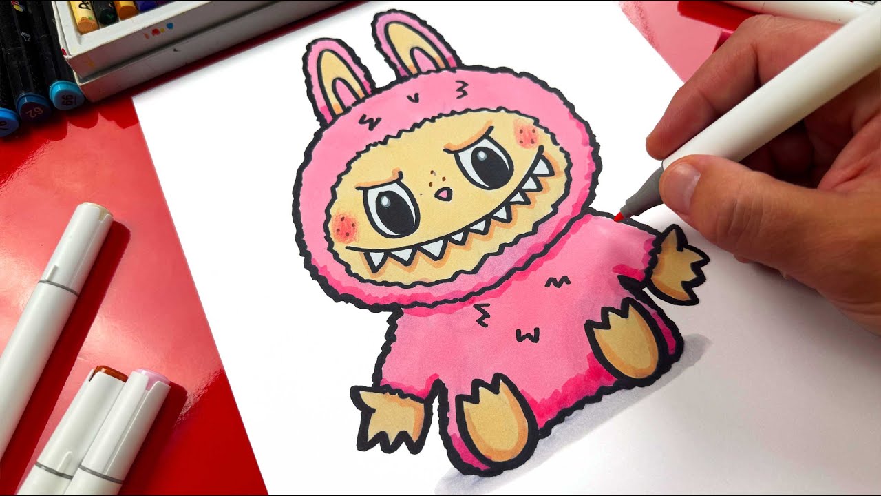 How To Draw A Labubu Monster - Have A Seat