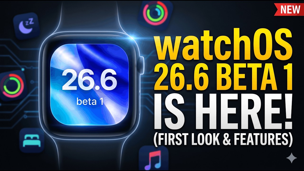 watchOS 26.6 Beta 1 УЖЕ ЗДЕСЬ! 🔥 Первый взгляд!
