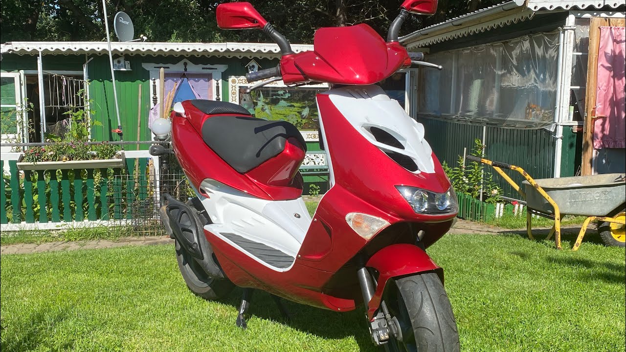Восстанавливаем и переделываем с инжектора на карбюратор￼ Aprilia SR 50