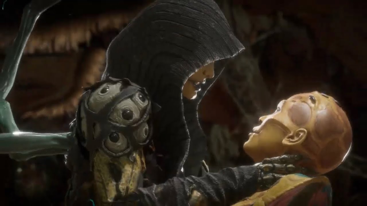 MORTAL KOMBAT 11 D’vorah talks to A’vital 🐝 #mortalkombat