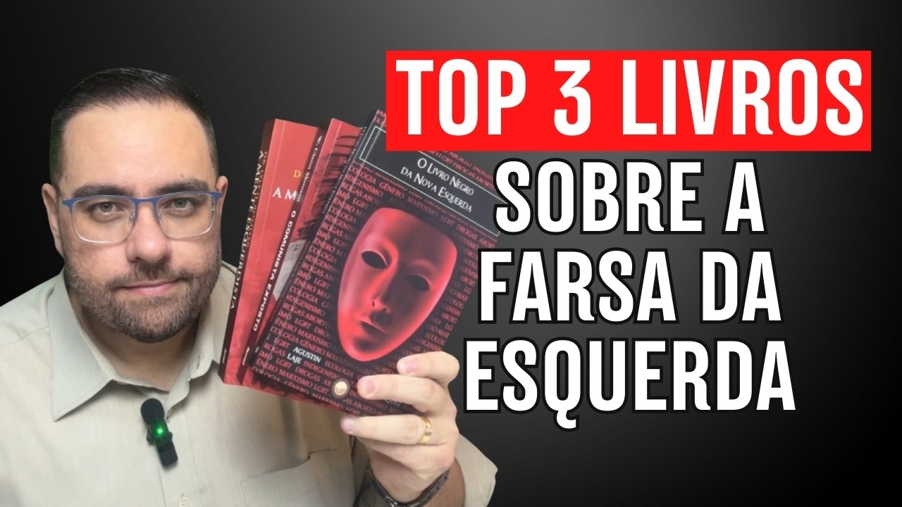 TOP 3 Livros que EXPOEM a ideologia da Esquerda! (Você Precisa Ler Antes que Seja Tarde!)