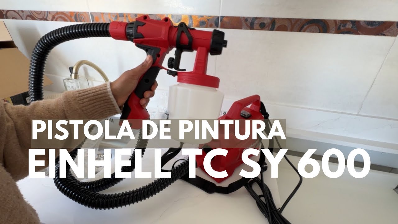 Pistola de pintura Einhell TC-SY 600 S - UNBOXING, ¿Cómo se usa?, cuidados y tips
