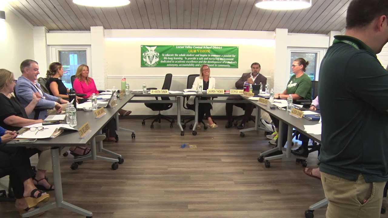 Locust Valley Board of Education Meeting 7-9-24