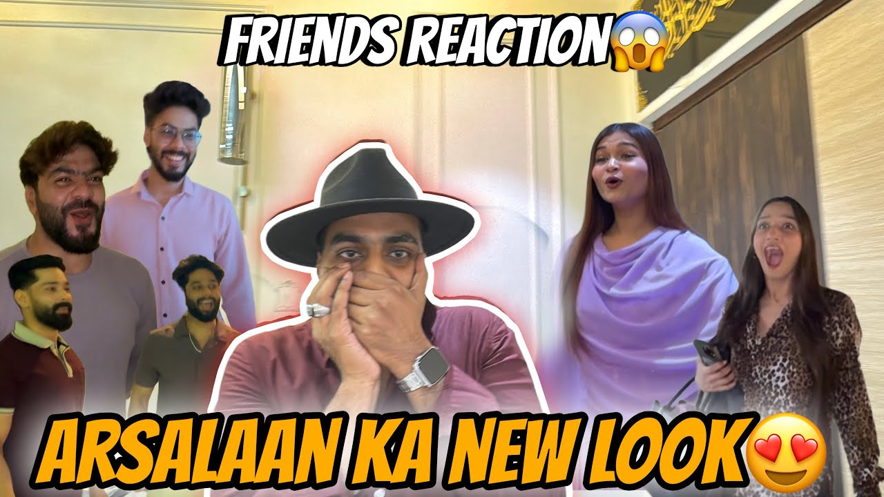 Arsalaan Ne Most Viral Beard Look Try Kiya 😍 | Sab Friends Ka Reaction😱| Yeh Kya Kardiya 😭|Atrangi❤️
