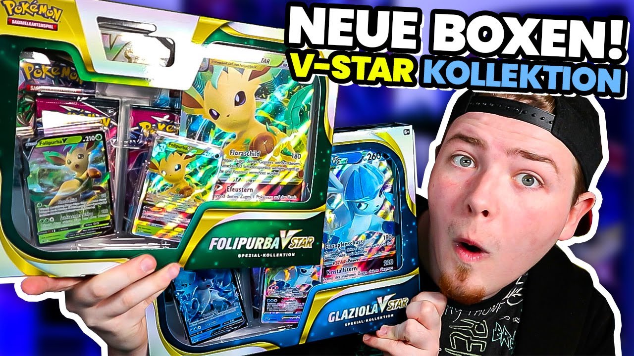 Wir ÖFFNEN die NEUEN Pokémon V-Star Kollektion😱- Pokemon Folipurba VStar & Glaziola VStar Opening