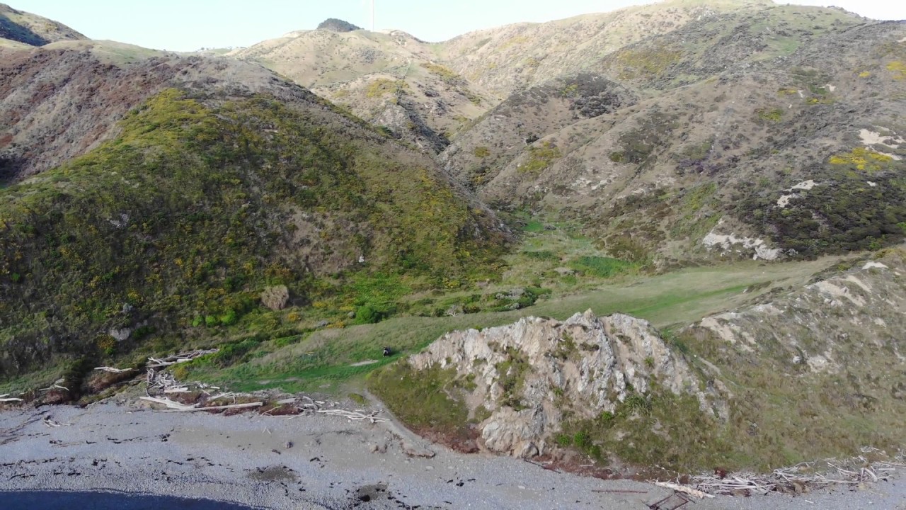 Makara beach overview awesome