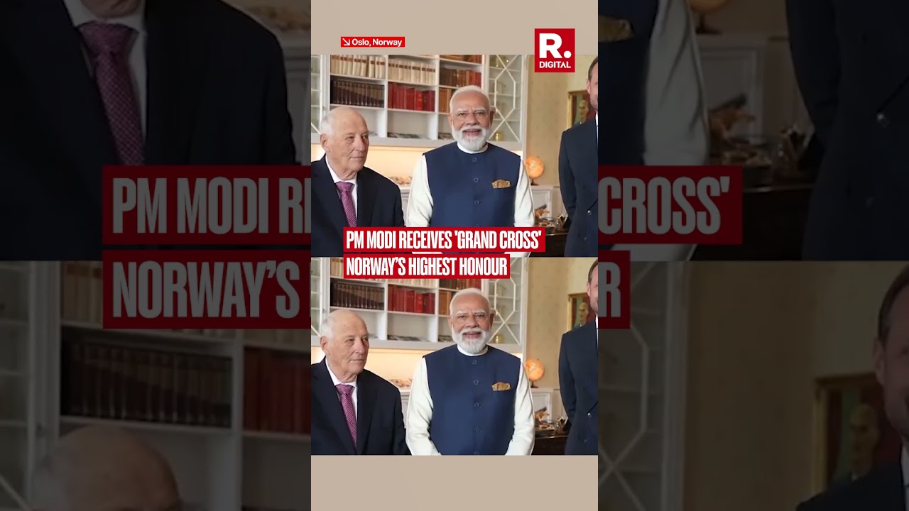 PM Modi Receives Norway&rsquo;s Highest Honour in Oslo