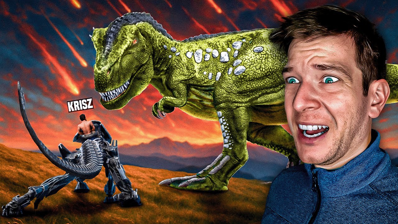 ROBOT DÍNÓT építettem! De vajon elég erős? 🦖🤖  | ARK: Titánok Világa #3
