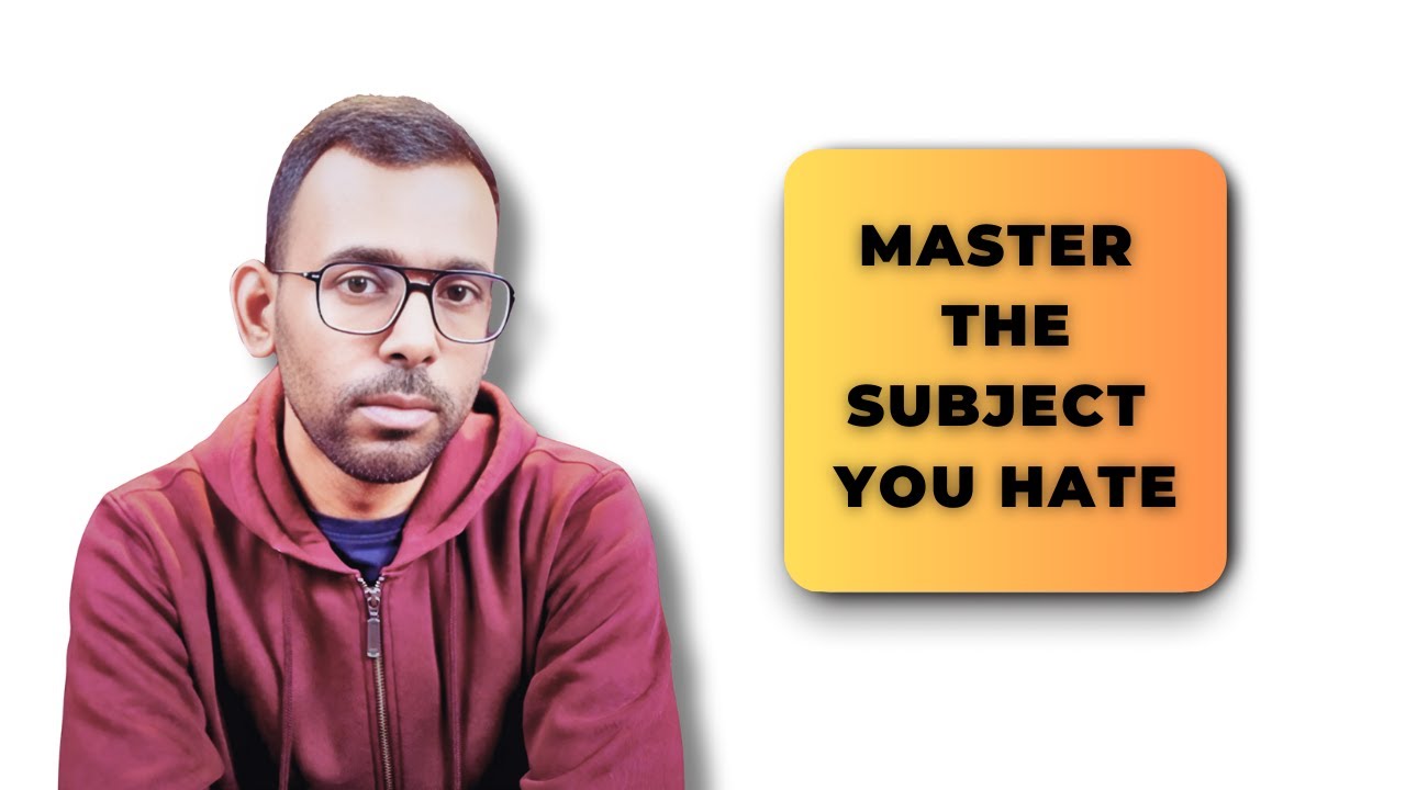 How to Handle the Subject That You're NOT Naturally Good at?